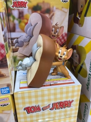 MÔ HÌNH Jerry - Tuffy - Tom and Jerry - Big Size Soft Vinyl Figure - Sofubi Figure - Yummy Bread (Bandai Spirits) FIGURE CHÍNH HÃNG