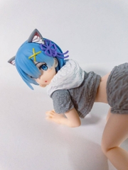 MÔ HÌNH Rem - Re:Zero - Desktop Cute - Cat Room Wear ver., Renewal (Taito) FIGURE CHÍNH HÃNG