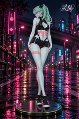 [PRE ORDER] MÔ HÌNH Rebecca - Cyberpunk (LingDao Studio) FIGURE CHÍNH HÃNG