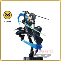 MÔ HÌNH Kirito - Sword Art Online - Espresto - Extra Motion - Kuro no Kenshi Ver. (Bandai Spirits) FIGURE CHÍNH HÃNG