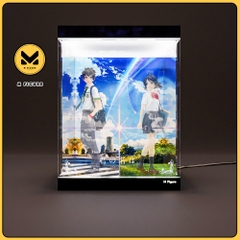 Hộp Trưng Bày Mô Hình Miyamizu Mitsuha & Tachibana Taki - Your Name(GSC)( M Figure ) Mica Box