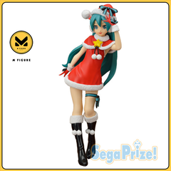 MÔ HÌNH Hatsune Miku -Project DIVA- Arcade Future Tone - Hatsune Miku - SPM Figure - Christmas (SEGA) FIGURE CHÍNH HÃNG