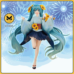 MÔ HÌNH Hatsune Miku - Vocaloid - Araiguma Rascal - Special Figure - Summer Festival (FuRyu) FIGURE CHÍNH HÃNG