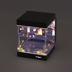 Hộp Trưng Bày MÔ HÌNH Raiden Shogun - Genshin Impact - God of Thunder (Apex)(M Figure)Mica Box