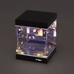 Hộp Trưng Bày MÔ HÌNH Raiden Shogun - Genshin Impact - God of Thunder (Apex)(M Figure)Mica Box