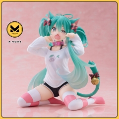 MÔ HÌNH Hatsune Miku - Vocaloid - Desktop Cute - Nekomimi T-Shirt ver. (Taito) FIGURE CHÍNH HÃNG