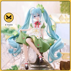 MÔ HÌNH Hatsune Miku - Vocaloid - Flower Fairy - Noodle Stopper Figure - Clover (FuRyu) FIGURE CHÍNH HÃNG