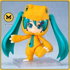 MÔ HÌNH Hatsune Miku - Digimon Adventure - Vocaloid  - Nendoroid (#1439) - Kigurumi Agumon Ver. (Good Smile Company, Plex) FIGURE CHÍNH HÃNG