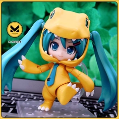 MÔ HÌNH Hatsune Miku - Digimon Adventure - Vocaloid  - Nendoroid (#1439) - Kigurumi Agumon Ver. (Good Smile Company, Plex) FIGURE CHÍNH HÃNG