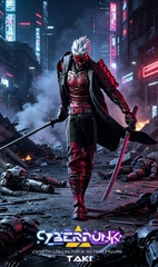 [PRE ORDER] MÔ HÌNH Samurai Hiiro no Hagiyou - Cyberpunk - VTOYS x BMS x CF - 1/12 (VToys) FIGURE CHÍNH HÃNG