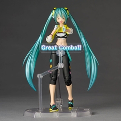 MÔ HÌNH Hatsune Miku - Fit Boxing feat. Hatsune Miku - Miku to Issho ni Exercise - Amazing Yamaguchi - Revoltech - Fit Boxing Ver. (Kaiyodo) FIGURE CHÍNH HÃNG
