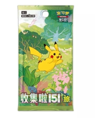 THẺ BÀI Pokémon - Collect 151 Journey  - Slim Booster Box ( The Pokémon Shanghai) CARD CHÍNH HÀNH