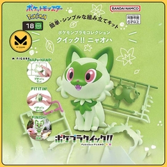 MÔ HÌNH Nyahoja (Sprigatito) - Pocket Monsters - Pokémon Plamo - Poképla Quick!! (18) (Bandai Spirits) FIGURE CHÍNH HÃNG