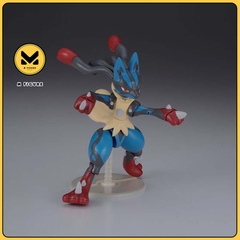 MÔ HÌNH Lucario - Pocket Monsters XY - Pokémon Plamo - 35 - Mega Lucario (Bandai) FIGURE CHÍNH HÃNG