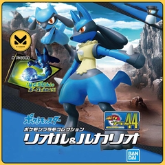 MÔ HÌNH Lucario - Pocket Monsters - Pokémon Plamo (44) (Bandai Spirits) FIGURE CHÍNH HÃNG
