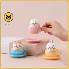 MÔ HÌNH Chiikawa - Chiikawa Teacup Art Case Figure (BANDAI) FIGURE CHÍNH HÃNG