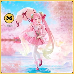 MÔ HÌNH Hatsune Miku - Vocaloid - AMP+ - Sakura, Sakura Dress Ver. (Taito) FIGURE CHÍNH  HÃNG
