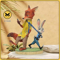 MÔ HÌNH Nick & Judy - Zootopia - Disney Showcase – Unbreakable Bond (Enesco) FIGURE CHÍNH HÃNG