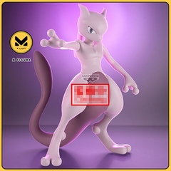 [Pre Order] MÔ HÌNH Mewtwo - Pocket Monsters - Sofubi Figure - Sofvimates (Bandai Spirits) FIGURE CHÍNH HÃNG