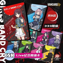 THẺ BÀI VANCARD - GIRLS BAND CRY - Rock Series (Picture x Metaverse) - PACK CARD CHÍNH HÃNG