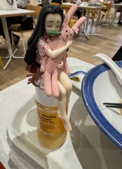 MÔ HÌNH Kamado Nezuko - Kimetsu no Yaiba - Kimetsu no Yaiba × CRAFTHOLIC - Noodle Stopper Figure (FuRyu, Round1) FIGURE CHÍNH HÃNG