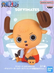 MÔ HÌNH Tony Tony Chopper - One Piece - Sofubi Figure - Sofvimates - Whole Cake Island Ofuro Agari ver. (Bandai Spirits) FIGURE CHÍNH HÃNG