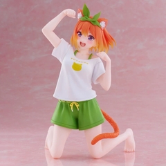 MÔ HÌNH NAKANO YOTSUBA - GOTOUBUN NO HANAYOME - DESKTOP CUTE - CAT ROOM WEAR VER. (TAITO) FIGURE CHÍNH HÃNG