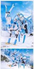 MÔ HÌNH Hatsune Miku - Snow Miku - Yolopark Soskill (Piapro) MODEL KIT CHÍNH HÃNG