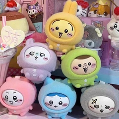 MÔ HÌNH Blind Box Chiikawa - Chiikawa Pajamas Face-Changing Series Blind Box - Mascot Keychain - Miniso x Chiikawa (Miniso) FIGURE CHÍNH HÃNG