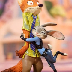 MÔ HÌNH Nick & Judy - Zootopia - Disney Showcase - Nick & Judy Zootopia Valentine (Enesco) FIGURE CHÍNH HÃNG