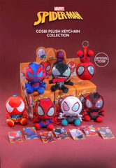 BÔNG BLIND BOX Spider Man - Spider Man Beyond The Spider Verse - Cosbi Plush Keychain Collection (Hot Toys) PLUSHIE CHÍNH HÃNG