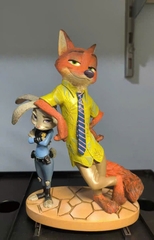 MÔ HÌNH Nick & Judy - Zootopia - Disney Showcase - From Rivals to Partners (Enesco) FIGURE CHÍNH HÃNG