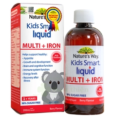 Sắt nước Natures Way Kids Smart