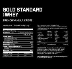 Sữa Tăng Cơ ON Gold Standard 100% Whey 5lbs (2.27kg) - 8 mùi
