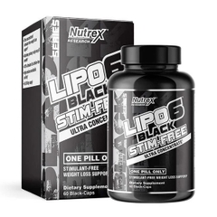 Viên Uống Đốt Mỡ An Toàn Nutrex Lipo-6 Black Stim-free 60 Viên