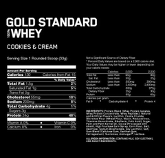 Sữa Tăng Cơ ON Gold Standard 100% Whey 5lbs (2.27kg) - 8 mùi