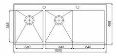 Chậu rửa KAFF KF-HM10048