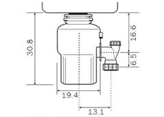 Máy Hủy Rác KAFF KF-BWD05