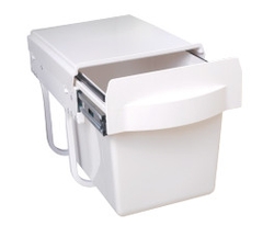Thùng Rác Đơn Âm Tủ, Ray Âm Giảm Chấn ROXANA - R018