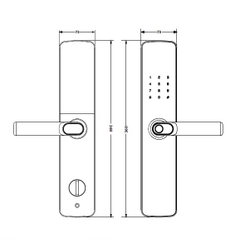 Khóa Điện Tử KASSLER KL-600PC