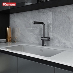 Vòi rửa bát KONOX Stream Smart Gun Metal