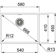 Chậu Rửa FRANKE BOX 210-54 (127.0433.023)