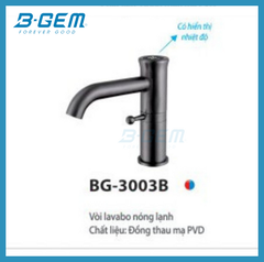 VÒI LAVABO HIỂN THỊ NHIỆT ĐỘ B-GEM BG-3003B