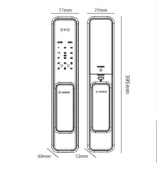 Khóa Điện Tử BOSCH EL600 EU BLACK