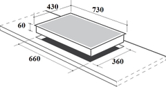 Bếp Gas Âm CANZY CZ-662