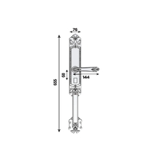 Khóa Điện Tử Hubert HB DS I5F EU BRONZE