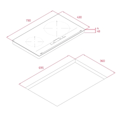 Bếp Điện Từ TEKA TOTAL IZ 7200 HL