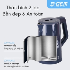 Bình Đun Siêu Tốc B-GEM BG-09B