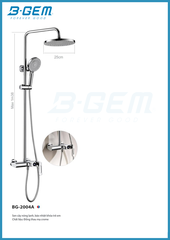Sen Cây Nóng Lạnh Hiển Thị Nhiệt Độ Cao Cấp B-GEM BG-2004A