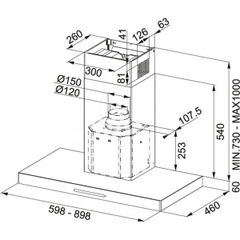 Máy Hút Mùi FRANKE FCR 925 TC WH/XS (110.0379.172)